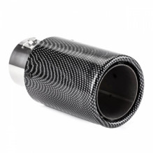 Exhaust muffler tip stainless steel mt 016c carbon amio-01316