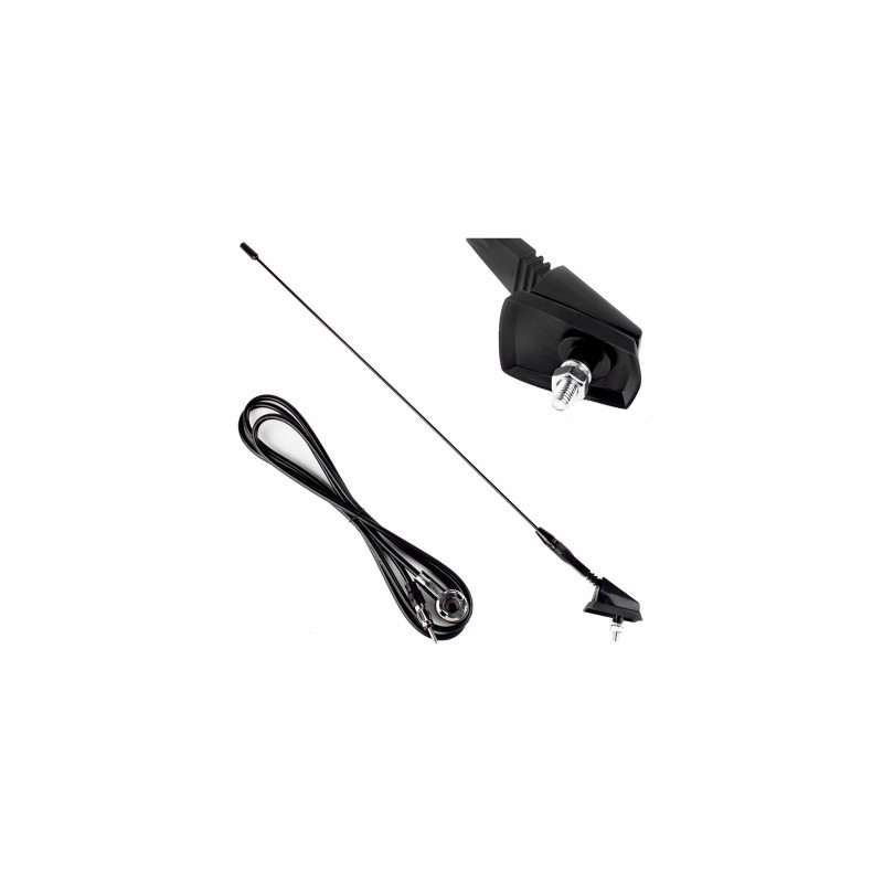 Automobilio antena 41 cm 5 mm adapteris ant01 amio-01048