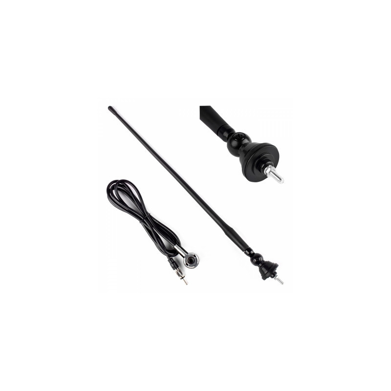 Automobilio antena 34 cm 5 mm adapteris ant02 amio-01049