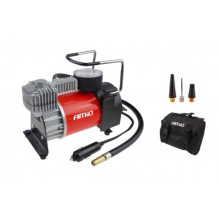 Automobilinis kompresorius su manometru acomp-03 metalinis 12v amio-01135