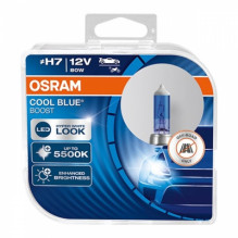 halogeninė lemputė osram h7 12v 80w px26d cool blue boost 5500k/ 2 vnt.