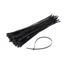 Cable ties, black cable ties, 2.5x150mm - 100 pcs.