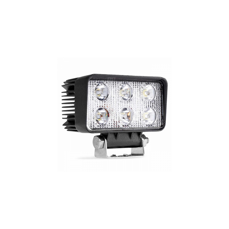 Halogeninis LED darbo lempos prožektorius Awl02 6 LED 12v 24v amio-01613