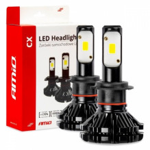 led car bulbs cx series h7 6000k canbus amio-01074