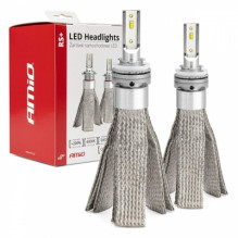 LED automobilių lempučių serija rs+ canbus h8/ h9/ h11 50w slim amio-01086