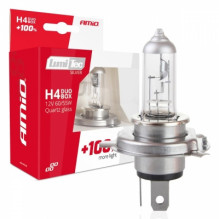halogen bulbs h4 12v 60/ 55w lumitec silver +100% duo amio-01402