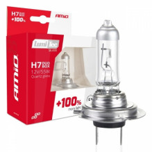 halogen bulbs h7 12v 55w lumitec silver +100% duo amio-01403