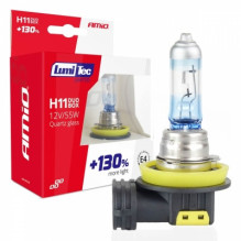 halogeninės lemputės h11 12v 55w lumitec ribotas +130% duo amio-02105