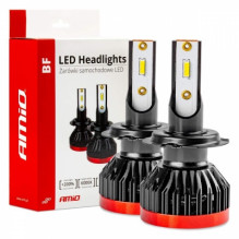 led automobilių lemputės bf series h7 h18 6000k canbus amio-02242