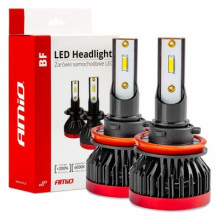led automobilių lemputės bf series h8 h9 h11 h16 6000k canbus amio-02245