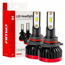 automobilių lemputės led bf series hb3 9005/ hir1 9011/ h10 6000k canbus amio-02246