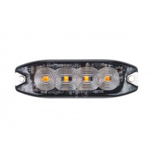 Flat warning lamp 4 LED R65...