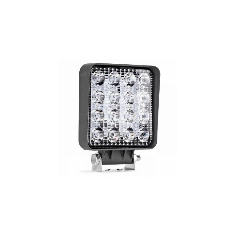 Halogeninis LED darbo lempos prožektorius AWL10 16LED 12V 24V amio-02424