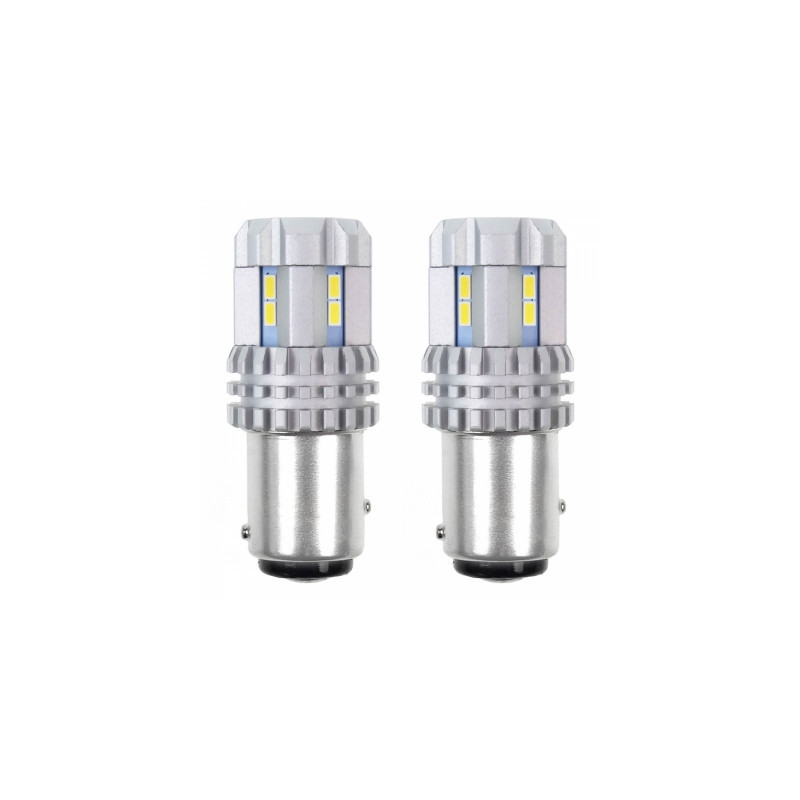 LED bulbs canbus 3020 22smd ultrabright 1157 bay15d p21/ 5w white 12v 24v amio-02450