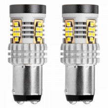 żarówki led canbus 3020 24smd 1157 bay15d p21/ 5w white 12v 24v amio-02798