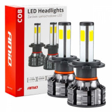 LED car bulbs COB series H7 6500K amio-02844