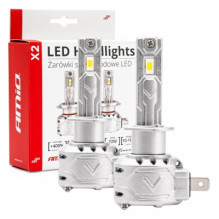 LED automobilių lemputės serija x2 h1 6500k canbus amio-02970