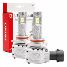 żarówki samochodowe led seria x2 hb3 9005/ hir1 9011/ h10 6500k canbus amio-02975