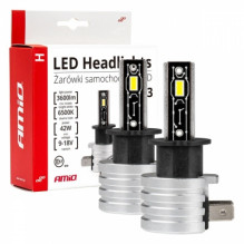 LED car bulbs series H-Mini H3 6500K Canbus Amio-03330