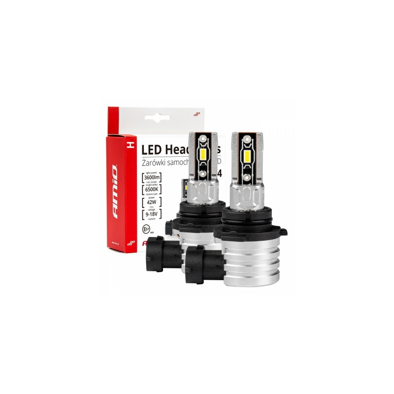 LED car bulbs series H-mini hb4 9006 6500k canbus amio-03335