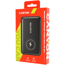 CANYON power bank PB-1001 10000 mAh PD 18W QC 3.0 Wireless 10W Black