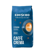 TCHIBO EDUSCHO CREMA STRONG kavos pupelės 1000G