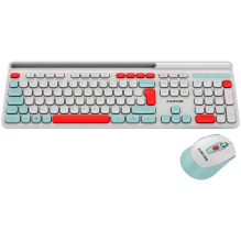 CANYON HSET-W5 EN Keyboard+Mouse AAA+AA Wireless White