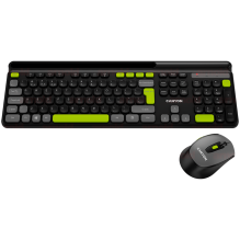 CANYON HSET-W5 EN Keyboard+Mouse AAA+AA Wireless Black
