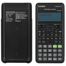 CASIO FX-82ESPLUS-2 SKAIČIUOtuvas SCIENTIFIC, 252 FUNKCIJOS, 77X162MM, JUODAS, DĖŽĖ