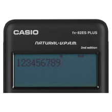 CASIO FX-82ESPLUS-2 CALCULATOR SCIENTIFIC, 252 FUNCTIONS, 77X162MM, BLACK, BOX