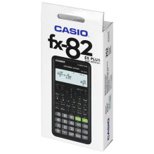 CASIO FX-82ESPLUS-2 SKAIČIUOtuvas SCIENTIFIC, 252 FUNKCIJOS, 77X162MM, JUODAS, DĖŽĖ