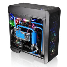 Thermaltake Core V71 grūdinto stiklo leidimas Full-Tower juodas