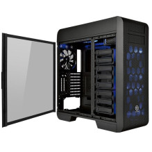 Thermaltake Core V71 grūdinto stiklo leidimas Full-Tower juodas