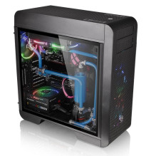 Thermaltake Core V71 grūdinto stiklo leidimas Full-Tower juodas