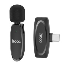 HOCO L-15 Wireless Lavalier Microphone, USB Type-C