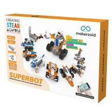 MAKERZOID Superbot programuojamas konstruktorius 26in1