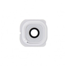 Galinės kameros stikliukas skirtas Samsung G920 / G925 galinės kameros stikliukas baltas