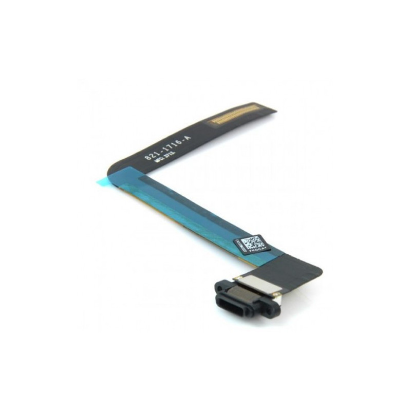 Krovimo lizdas skirtas iPad Air 2 su lanksčiąja jungtimi / Black / OEM
