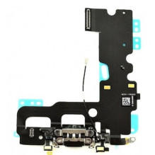 Krovimo lizdas skirtas iPhone 7 4.7'' su lanksčiąja jungtimi / Black / OEM