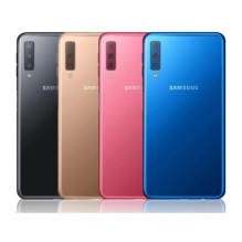 Galinis dangtelis skirtas Samsung A750 2018 A7 auksinis (su kameros stikliuku) HQ