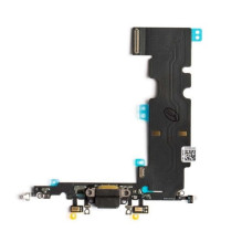 Krovimo lizdas skirtas iPhone 8 Plus 5.5'' su lanksčiąja jungtimi / Black / OEM