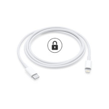 USB kabelis Apple MK0X2 baltas &quot;Type-C / Lightning&quot; 100cm (vidutinė kokybė) / (No Package)