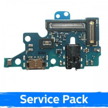 Krovimo lizdas skirtas Samsung A715 2020 A71 su lanksčiąja jungtimi / plata (Service Pack)