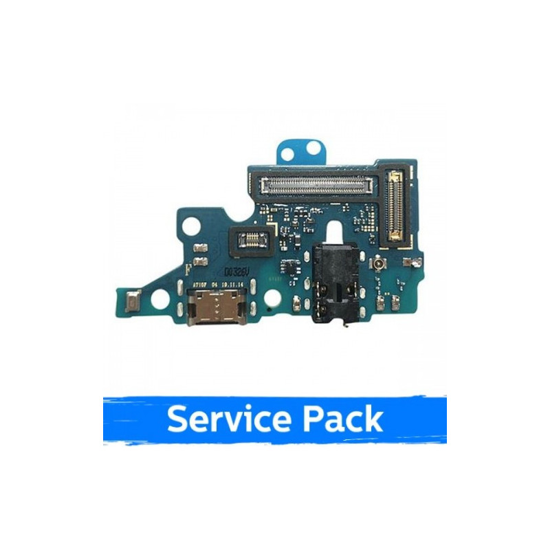 Krovimo lizdas skirtas Samsung A715 2020 A71 su lanksčiąja jungtimi / plata (Service Pack)