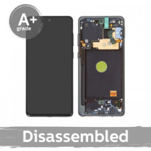 Ekranas skirtas Samsung N770 Note 10 Lite su rėmeliu / Aura Black / (10 / 10 naudotas)