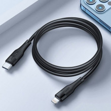 USB Kabelis Joyroom &quot;S-1224M3&quot; juodas &quot;Type-C / Lightning&quot; 120cm iki 20W (pritaikytas Apple iPhone)