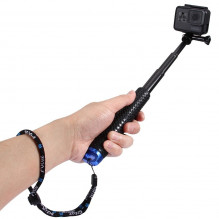 „Selfie Stick Puluz“ sporto kameroms (juoda)