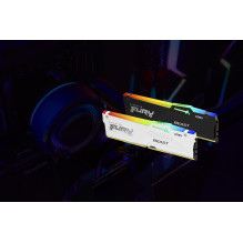 Kingston Technology FURY Beast 16GB 6400MT / s DDR5 CL32 DIMM White RGB EXPO