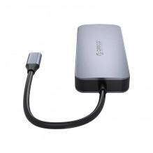 Adapter Hub Orico 6-in-1, HDMI 4K + 3x USB 3.0 + RJ45+ USB-C PD 100W