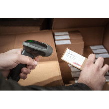 Digitus 2D Barcode Hand Scanner, Battery-Operated, Bluetooth &amp; QR-Code Compatible